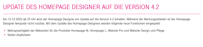 Quelle: Screenshot 2023-12-12 at 01-06-12 Hilfe-Center 11.12.2023 - Update des Homepage Designer auf die Version 4.2